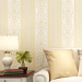 High quality white damask non woven wallpapers wallcocating