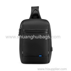 Sling Bag Shoulder Bag Crossbody Bag Casual Chest Bag For Men With USB Charging Port Ipad Cross Bag