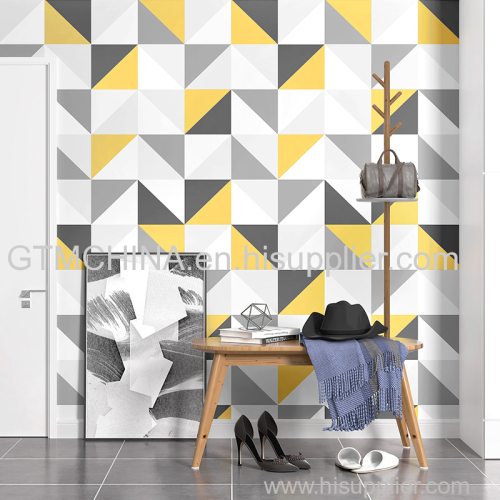 Best price living room decorative 3d hd diamond design vinyl wallpapers wall coating