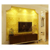 Luxury gold foil damask foil pvc chunky glitter wallpapers wallcovering