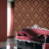 High Quality 1.06m Wide Width Eco-Friendly Classic Wallcovering Hotel Decorative PVC Modern Royal Design Wall Paper Deep