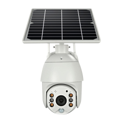 5MP 8W Solar panel no power no network 4g sim card tuya wifi ip ptz camera P2P Mobile control sunny charging ip camera