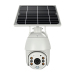 P2P Tuya smart life Solar panel charging battery wifi wireless ptz ip camera Color IR vision motion detection camera