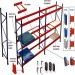 Heavy duty selective pallet racking system