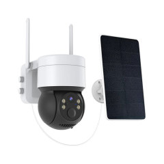 P2P ICSee APP mobile control 1080p HD solar power battery recharging home security wifi ip camera battery CCTV camera