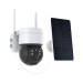 1080P HD 3w solar panel power supply motion detection wireless ptz camera ICSee APP remote control surveillance camera