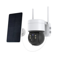 P2P ICSee APP mobile control 1080p HD solar power battery recharging home security wifi ip camera battery CCTV camera