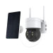 1080P HD 3w solar panel power supply motion detection wireless ptz camera ICSee APP remote control surveillance camera