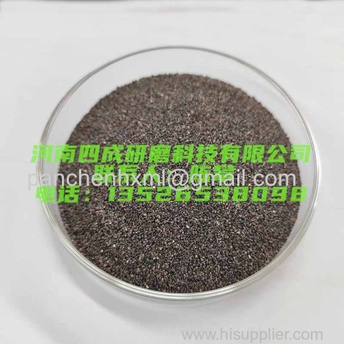 Electrofused aluminum oxide grain brown color