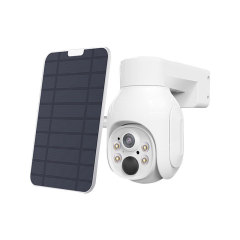 2MP P2P tuya smart life app mobile control 4g wifi solar ptz camera two way audio color ir vision battery wifi camera