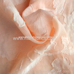 Polyester Cut Flower Chiffon fabric