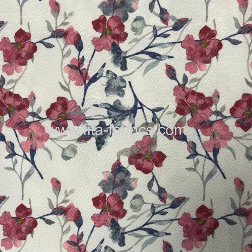 100%polyester print fabric for women dress