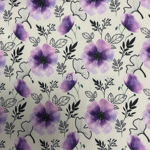 100% polyester bubble crepe print fabric