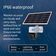 2MP 20W Solar panel power battery recharging 4g wifi wireless ip ptz camera 24H continue working P2P Battery wifi camera