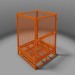 wire cage of steel stackable storage cages