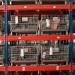 Heavy equipment warehouse storage metal rack