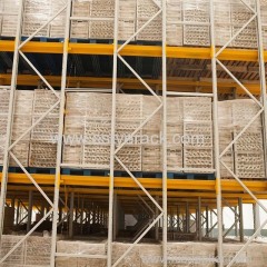 Customized Storages Pallet Rack Galvanized Q235-Cold Rolled Steel Warehouse Metal Pallet Racking