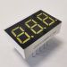 3 digit 0.36 inch common cathode white 7 segment led display;0.36 cc white