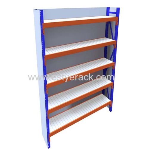 Light duty steel long span shelving rack