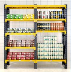 Industrial Selective Warehouse Light Duty Steel Metal Storage Rack Shelf Long span shelving rack