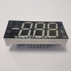Pure Green Triple-Digit 7 Segment LED Display Common Anode for digital refrigerator control panel