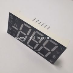 Pure Green Triple-Digit 7 Segment LED Display Common Anode for digital refrigerator control panel