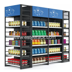 Supermarket Store Shelf Convenience Store Gondola Rack Display Steel Groceries Shelves /Racking And Shelving