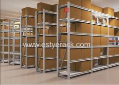 medium Duty Boltless Corner Metal Storage Warehouse Storage Shelves Slotted Angle Storage Rack Stacking Rack