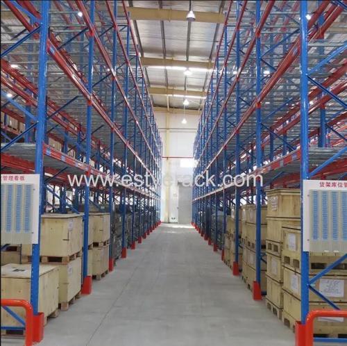 Warehouse Steel Stacking Racks Industrial Racking Warehouse Storage Safety Bars Pallet Racking