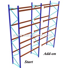 storage pallet racking for material warehouse