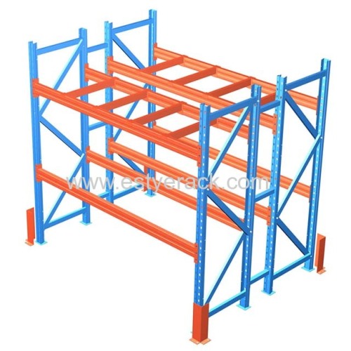 Heavy equipment warehouse storage metal rack