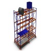 facctory Direct Double Depth Adjustable Steel Vertical Heavy Duty Metal Pallet Storage Rack