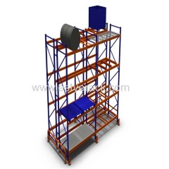facctory Direct Double Depth Adjustable Steel Vertical Heavy Duty Metal Pallet Storage Rack
