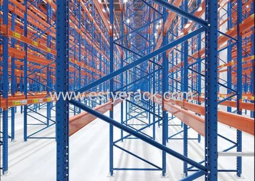 cold warehouse racking of metal pallet