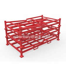 Hot sale folding stackable wire mesh tire rack