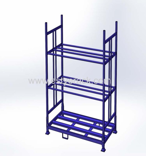 heavy duty stackable metal storage and display truck tire racks