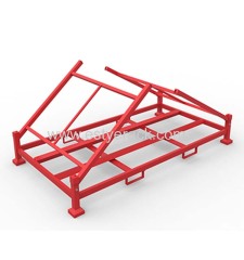 Hot sale folding stackable wire mesh tire rack