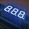 Ultra bright white common anode 3 digit 0.36-inch 7 segment led displays