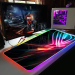 gaming mouse pad with RGB lighting