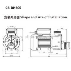 Bathtub Pump Water Pump DH Series