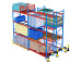 Warehouse Heavy Duty Steel EU Blue and Orange Selective Pallet Racking Shelving System