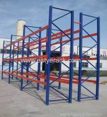 Warehouse Heavy Duty Steel EU Blue and Orange Selective Pallet Racking Shelving System