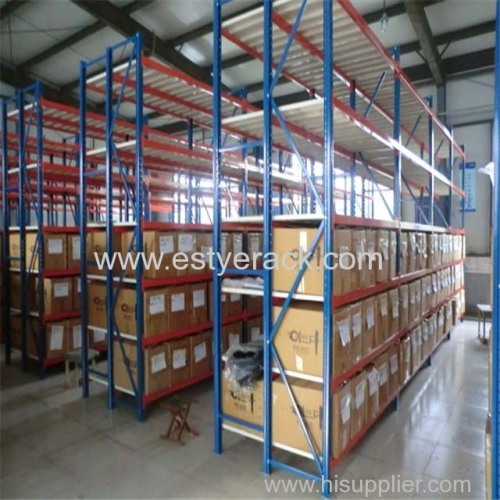 Warehouse Storage Long Span Iron Shelf Rack