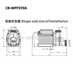 Overload Protection Pump Bathtub Pump Water Pump WPP Series