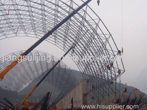 Factory Price Steel Structure Space Frame Roofing Shed Coal Shed