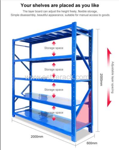 Medium size storage rack