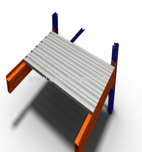 Long span shelving rack of light duty and medium duty of steel panel or wood board