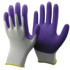 13Gauge Polyester Liner Latex Foam Coated Work Gloves Working Gloves Working Safety Gloves