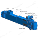 flexible scraper chain conveyor for bulk material