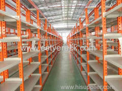 Share light duty longspan steel shelving rack for warehouse